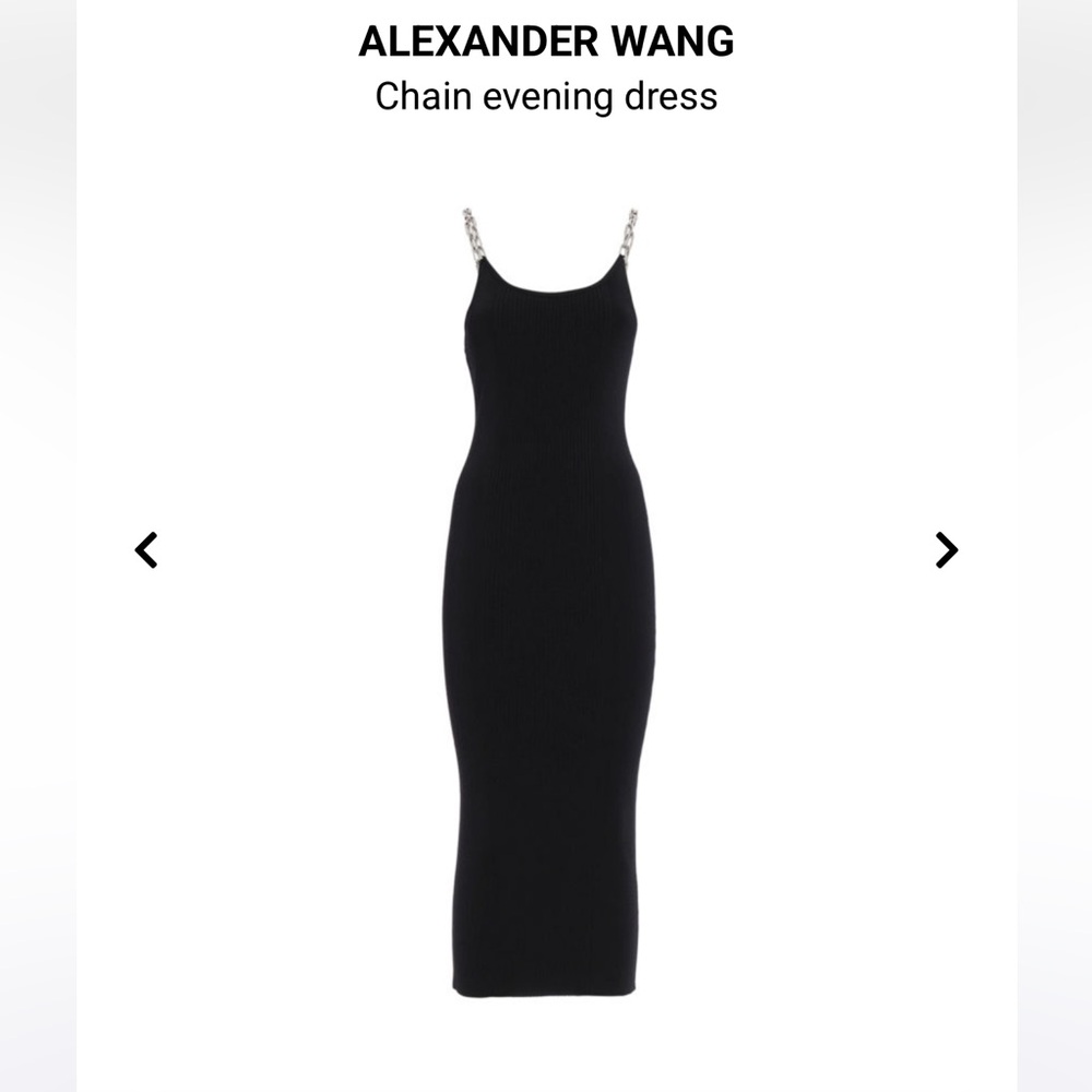 Alexander Wang chain evening dress